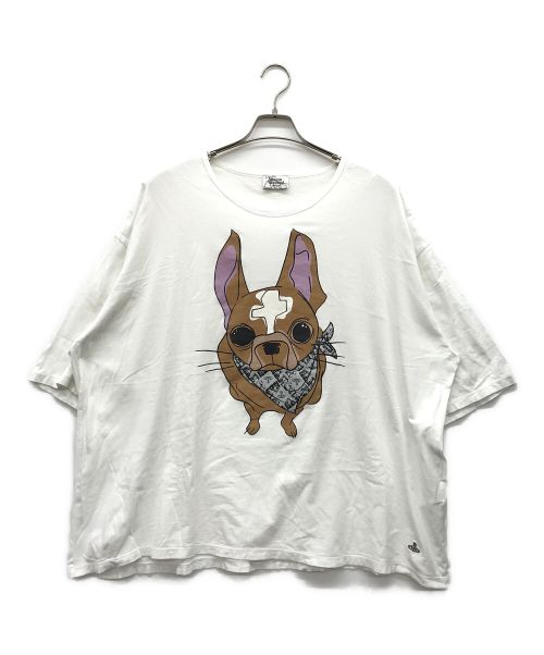 Vivienne Westwood man（ヴィヴィアン ウェストウッド マン）Vivienne Westwood man (ヴィヴィアン ウェストウッド マン) ワイドカットソー ホワイト サイズ:Fの古着・服飾アイテム