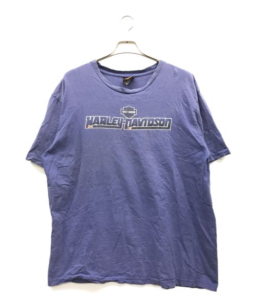 HARLEY-DAVIDSON（ハーレーダビッドソン）HARLEY-DAVIDSON (ハーレーダビッドソン) プリントTシャツ ネイビー サイズ:2Xの古着・服飾アイテム