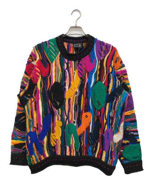 Coogi（クージー）COOGI (クージー) 3Dニット マルチカラー サイズ:Mの古着・服飾アイテム