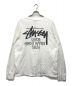 stussy (ステューシー) ロゴプリントカットソー ホワイト サイズ:L：5000円