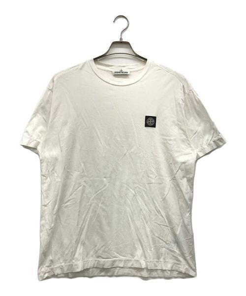 STONE ISLAND（ストーンアイランド）STONE ISLAND (ストーンアイランド) ロゴパッチTシャツ ホワイト サイズ:XLの古着・服飾アイテム