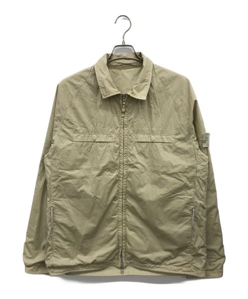 STONE ISLAND（ストーンアイランド）STONE ISLAND (ストーンアイランド) GHOST REVERSIBLE SHIRT JACKET ベージュ サイズ:XLの古着・服飾アイテム