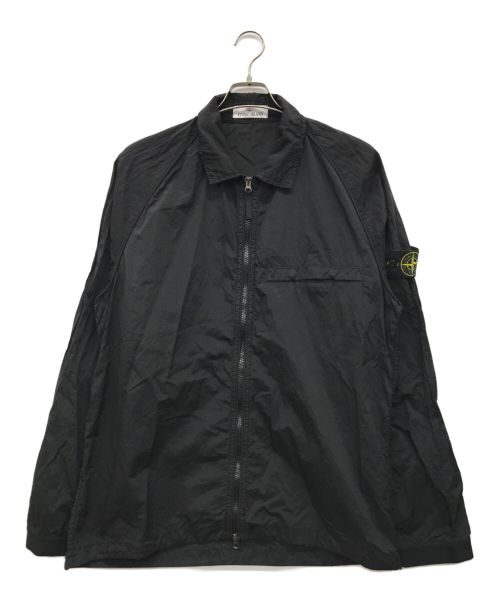 STONE ISLAND（ストーンアイランド）STONE ISLAND (ストーンアイランド) ガーメントダイナイロンメタルパッカブルブルゾン ブラック サイズ:XLの古着・服飾アイテム