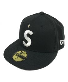 New Era×SUPREME（ニューエラ×シュプリーム）の古着「Sロゴキャップ」｜ブラック