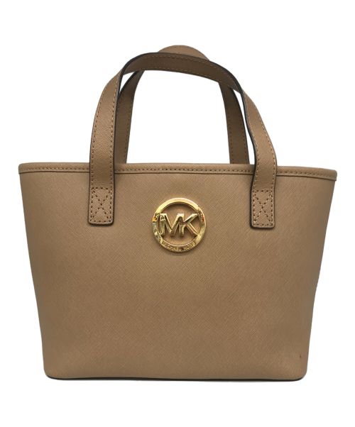 MICHAEL MICHAEL KORS（マイケル マイケルコース）MICHAEL MICHAEL KORS (マイケル マイケルコース) ハンドバッグ ベージュの古着・服飾アイテム