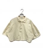 CLANEクラネ）の古着「CROPPED POLO TOPS」｜アイボリー