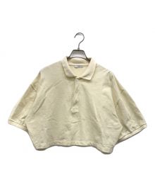 CLANE（クラネ）の古着「CROPPED POLO TOPS」｜アイボリー