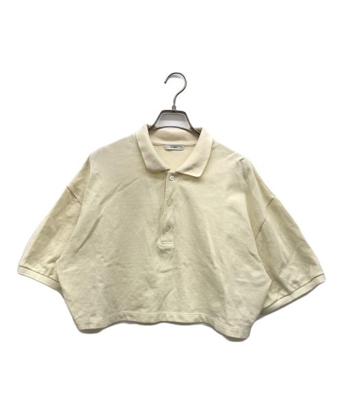 CLANE（クラネ）CLANE (クラネ) CROPPED POLO TOPS アイボリー サイズ:2の古着・服飾アイテム