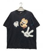 DISNEYディズニー）の古着「プリントTシャツ」｜ブラック