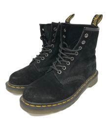 Dr.Martens（ドクターマーチン）の古着「スエード8ホールブーツ」｜ブラック