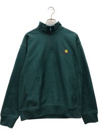 Carhartt WIP（カーハート）の古着「ハーフジップスウェット」｜グリーン