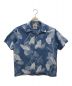 DUKE KAHANAMOKU（デュークカハナモク）の古着「INDIGO COTTON HAWAIIAN SHIRT」｜ブルー