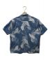 DUKE KAHANAMOKU (デュークカハナモク) INDIGO COTTON HAWAIIAN SHIRT ブルー サイズ:L：9000円