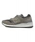 NEW BALANCE (ニューバランス) ローカットスニーカー グレー サイズ:09 1/2 US：14000円