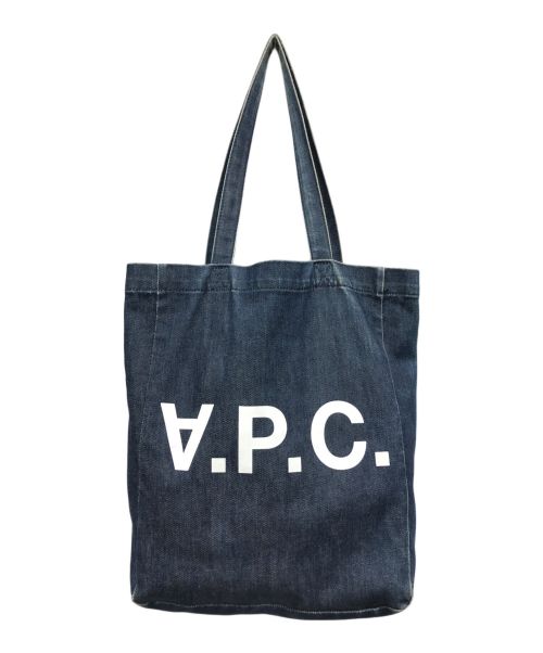 A.P.C.（アーペーセー）A.P.C. (アーペーセー) デニムトートバッグ インディゴの古着・服飾アイテム