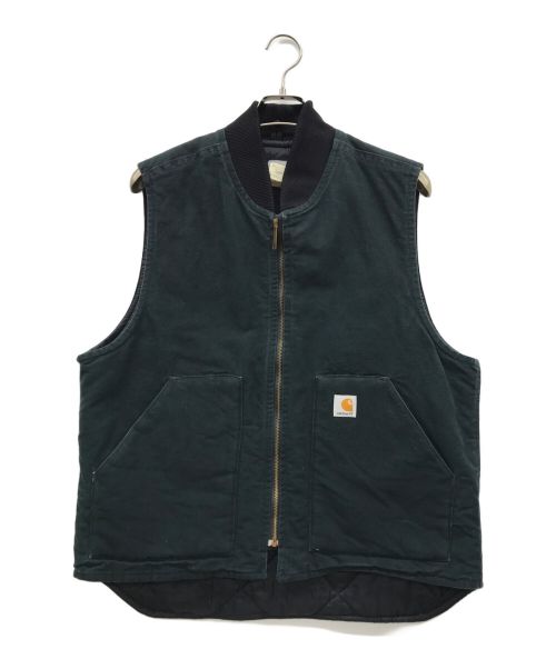 CarHartt（カーハート）CarHartt (カーハート) ダックベスト ブラック サイズ:LARGE-REGULARの古着・服飾アイテム