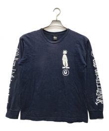 stussy（ステューシー）の古着「長袖カットソー」｜ネイビー