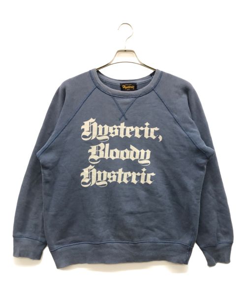 Hysteric Glamour（ヒステリックグラマー）Hysteric Glamour (ヒステリックグラマー) オールドイングリッシュスウェット ネイビー サイズ:FREEの古着・服飾アイテム