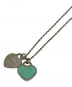 TIFFANY & Co.ティファニー）の古着「Tiffany Blue Double Heart TAG Pendant Necklace」