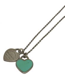 TIFFANY & Co.（ティファニー）の古着「Tiffany Blue Double Heart TAG Pendant Necklace」