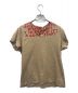 Martin Margiela（マルタン・マルジェラ）の古着「vネックプリントTシャツ」｜ベージュ