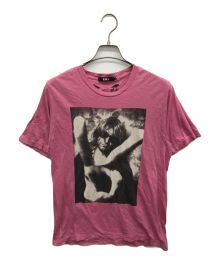 Hysteric Glamour（ヒステリックグラマー）の古着「プリントTシャツ」｜ブルー