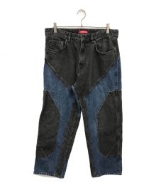 SUPREME（シュプリーム）の古着「2-tone paneled jean baggy」｜ブラック