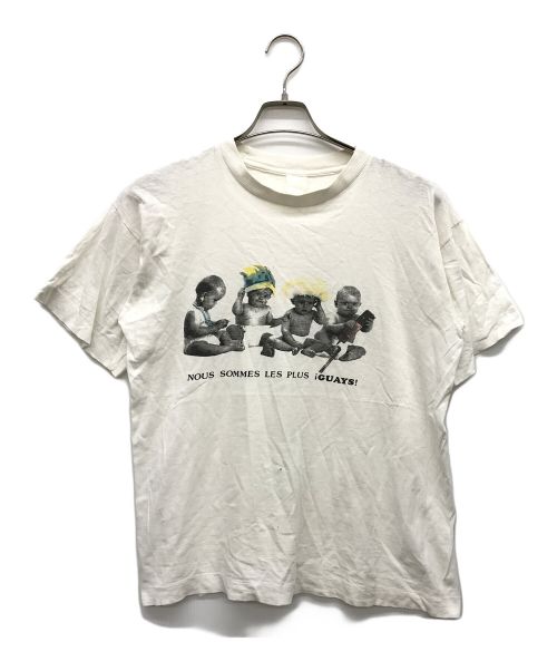 USED（ユーズド）USED (ユーズド) プリントTシャツ ホワイト サイズ:不明の古着・服飾アイテム