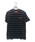 SUPREMEシュプリーム）の古着「Pinstripe Tee」｜ブラック