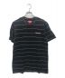 Supreme（シュプリーム）の古着「Pinstripe Tee」｜ブラック