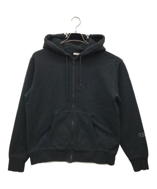 MONCLER GENIUS（モンクレール ジーニアス）MONCLER GENIUS (モンクレール ジーニアス) FRAGMENT (フラッグメント) フラグメント バックプリントジップアップ パーカー ブラック サイズ:Sの古着・服飾アイテム