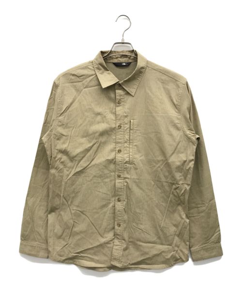 THE NORTH FACE（ザ ノース フェイス）THE NORTH FACE (ザ ノース フェイス) L/S SWELLME SHIRT ベージュ サイズ:Lの古着・服飾アイテム