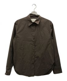 TODAYFUL（トゥデイフル）の古着「Silky Roundhem Shirts」｜ブラウン