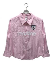 NIKE×MARTINE ROSE（ナイキ×マーティン・ローズ）の古着「Dress Shirt」｜スカイブルー