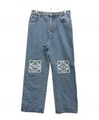 LOEWEロエベ）の古着「ANAGRAM BAGGY JEANS」｜インディゴ