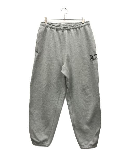 NIKE（ナイキ）NIKE (ナイキ) stussy (ステューシー) Washed Fleece Pant グレー サイズ:Lの古着・服飾アイテム