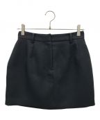 CLANEクラネ）の古着「LOW WAIST MINI SKIRT」｜ブラック