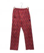 Needlesニードルズ）の古着「Track Pant Poly Jacquard Diamond」｜レッド