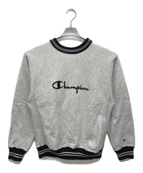 Champion REVERSE WEAVE（チャンピオン リバースウィーブ）Champion REVERSE WEAVE (チャンピオン リバースウィーブ) ロゴスウェット グレー サイズ:Lの古着・服飾アイテム