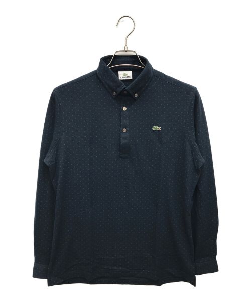 LACOSTE（ラコステ）LACOSTE (ラコステ) 長袖ポロシャツ ネイビー サイズ:M 未使用品の古着・服飾アイテム