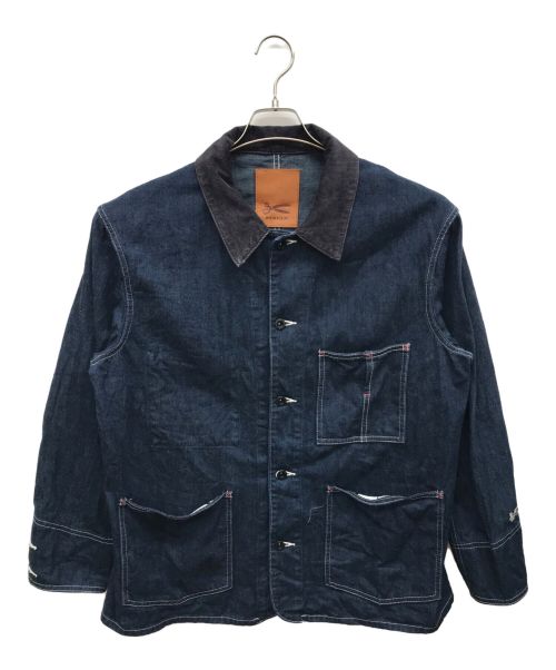 Denham（デンハム）Denham (デンハム) カバーオール インディゴ サイズ:Lの古着・服飾アイテム