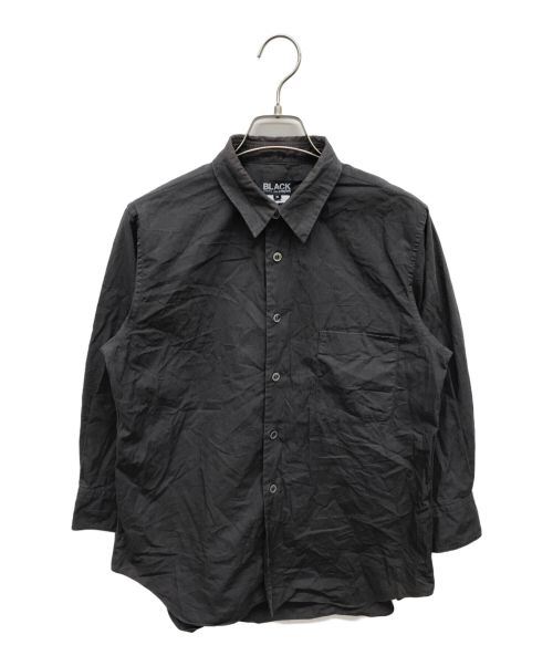 BLACK COMME des GARCONS（ブラック コムデギャルソン）BLACK COMME des GARCONS (ブラック コムデギャルソン) 7分袖シャツ グレー サイズ:Sの古着・服飾アイテム