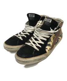 GOLDEN GOOSE（ゴールデングース）の古着「ハイカットスニーカー」｜ブラック