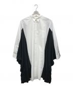 JUNYA WATANABE COMME des GARCONS(ジュンヤワタナベ コムデギャルソン）の古着「Pleats blouse」｜ホワイト