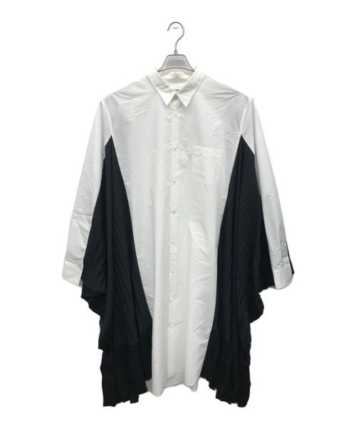 JUNYA WATANABE COMME des GARCONS（(ジュンヤワタナベ コムデギャルソン）JUNYA WATANABE COMME des GARCONS (ジュンヤワタナベ コムデギャルソン) Pleats blouse ホワイト サイズ:Mの古着・服飾アイテム