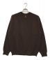 BATONER（バトナ―）の古着「FLEECE WOOL CREW NECK KNIT」｜ブラウン