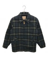 WOOLRICH (ウールリッチ) チェックジャケット ネイビー サイズ:S