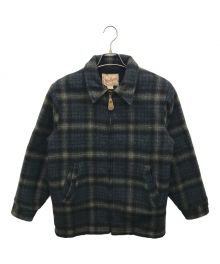 WOOLRICH（ウールリッチ）の古着「チェックジャケット」｜ネイビー