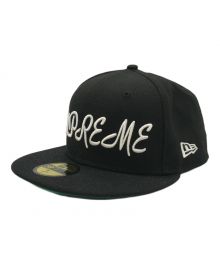 SUPREME×New Era（シュプリーム×ニューエラ）の古着「Script new era cap」｜ブラック