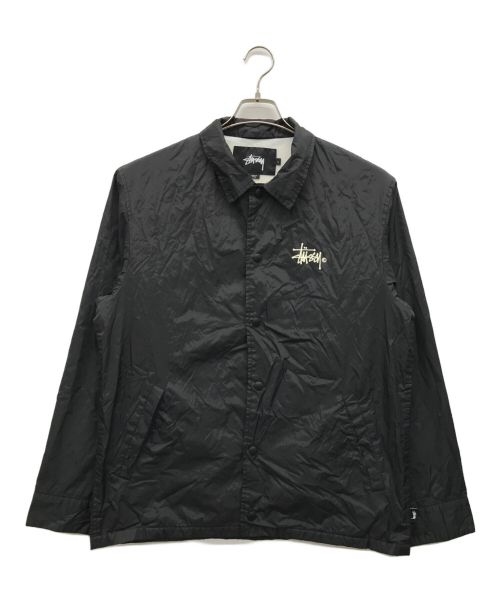 stussy（ステューシー）stussy (ステューシー) コーチジャケット ブラック サイズ:Lの古着・服飾アイテム